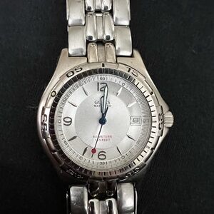 Guess Silver vintage men’s Stainless Steel Watch